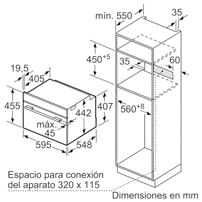 Bosch cbg633ns1 духовой шкаф